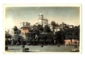 Cartao Postal Fotografico Colorizado - Igreja Da Gloria - RJ - Anos 40
