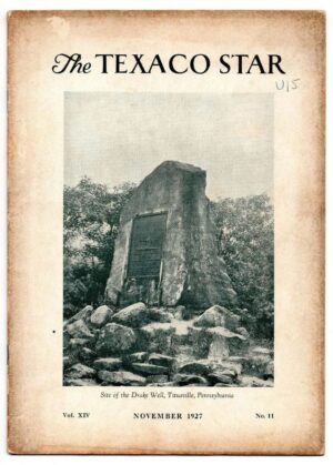 Revista The Texaco Star - Em Ingles - 1927 - Posto De Gasolina