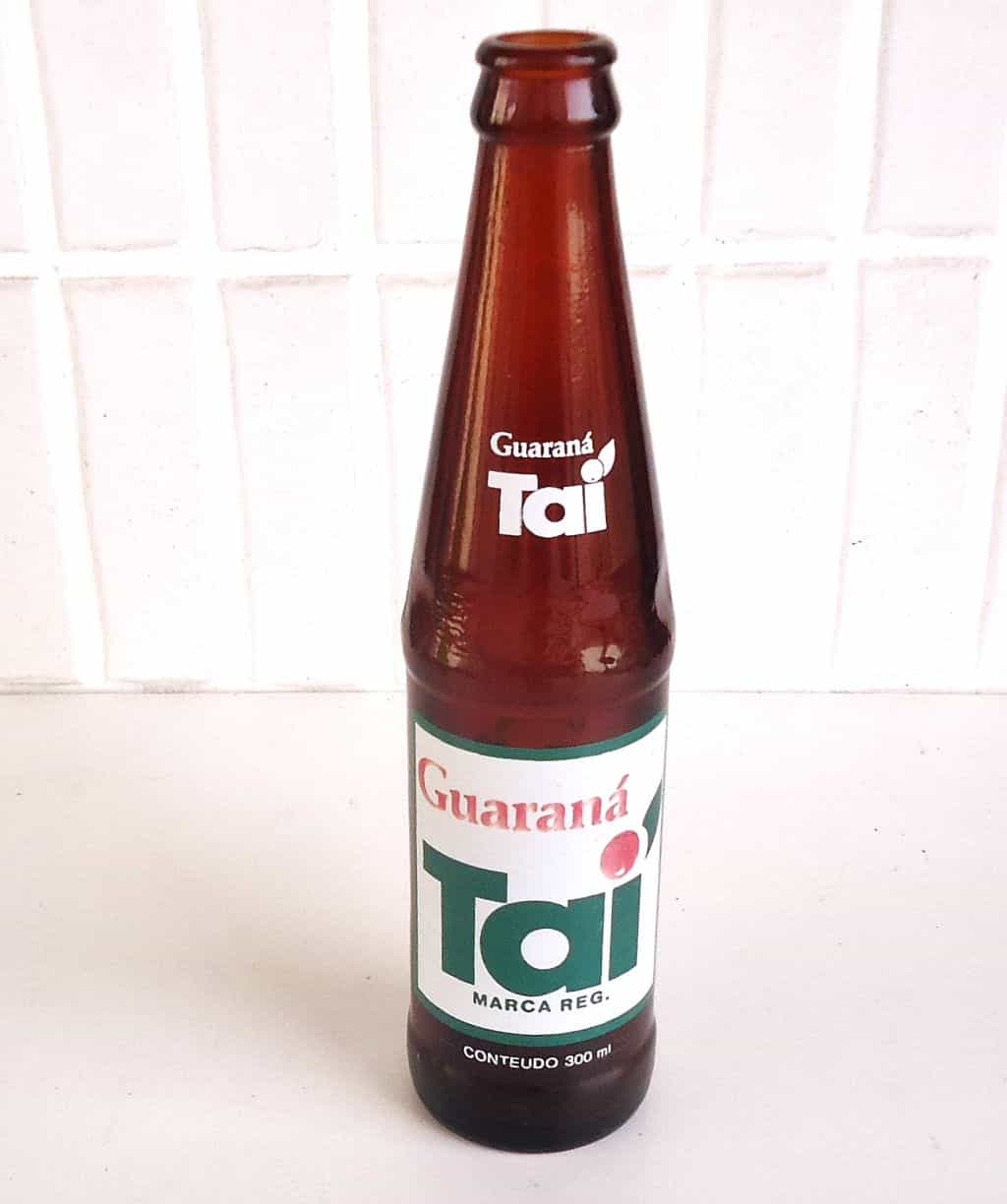 Antiga Garrafa Refrigerante Guaraná Tai - Anos 80