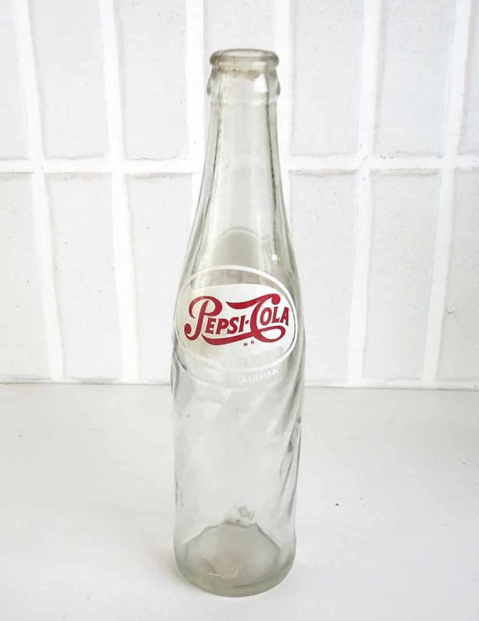 Antiga Garrafa Refrigerante Pepsi Cola - Anos 70