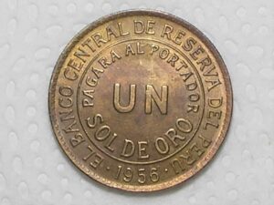 Peru) 1 Sol de Oro - 1956 / box25