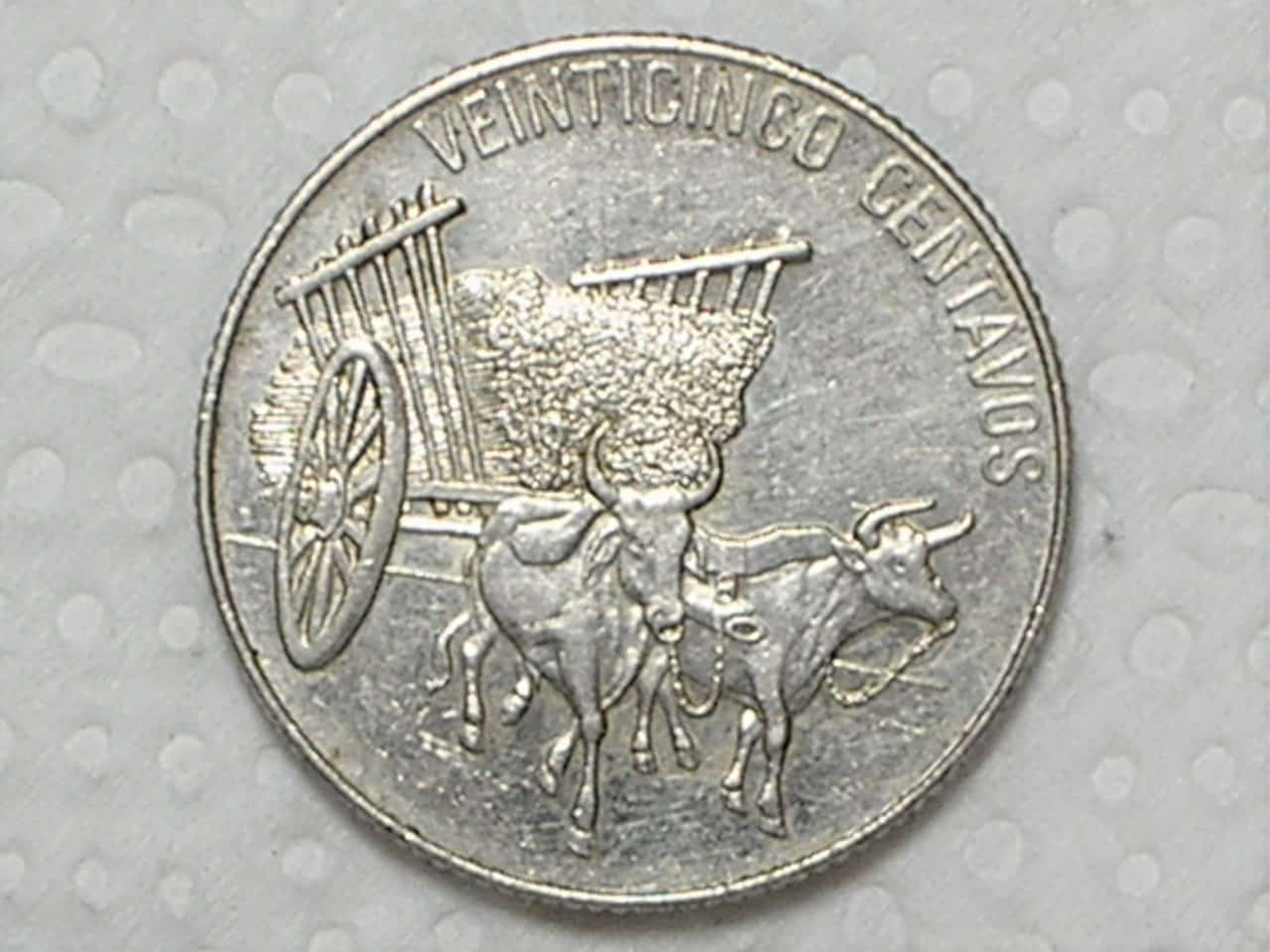 Republica Dominicana) 25 Centavos - 1989 / Ai / Sob / box25