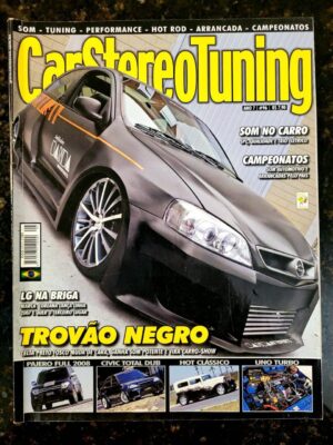 Car Stereo Tuning Nº 96 - Trovão Negro - Celta Preto Fosco (Revista)