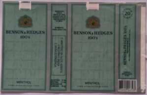 Maco Vazio Cigarros Philip Morris Benson E Hedges 100