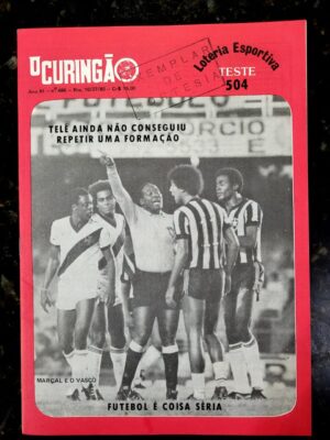 O Curingão Nº 486 - Telê ainda não Conseguiu Repetir uma Formação - Loteria Esportiva Teste 504 - 10/07/1980 (Revista)