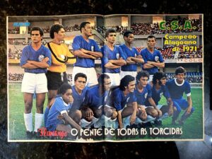 Pôster Revista Placar - CSA - Campeão Alagoano de 1971