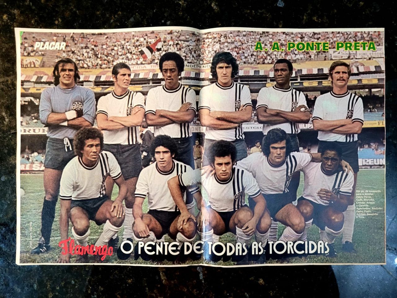 Pôster Revista Placar - Ponte Preta (Anos 70)