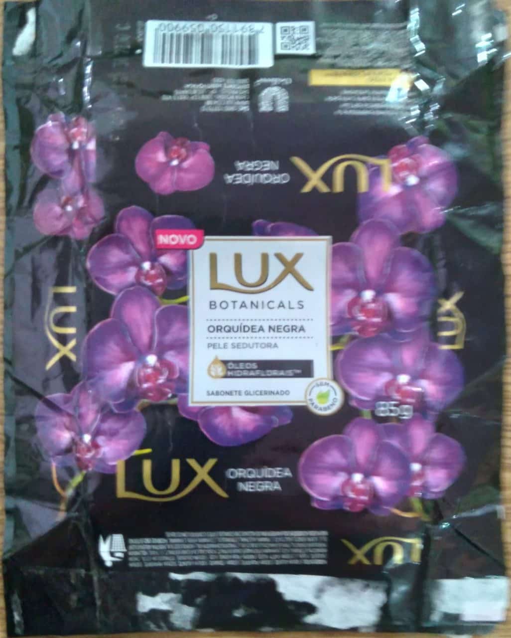 C1 Embalagem Sabonete 85 g / Lux Botânica Orquídea Negra