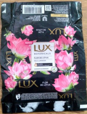C1 Embalagem Sabonete 85 g / Lux Botanicals Flor de Lotus.