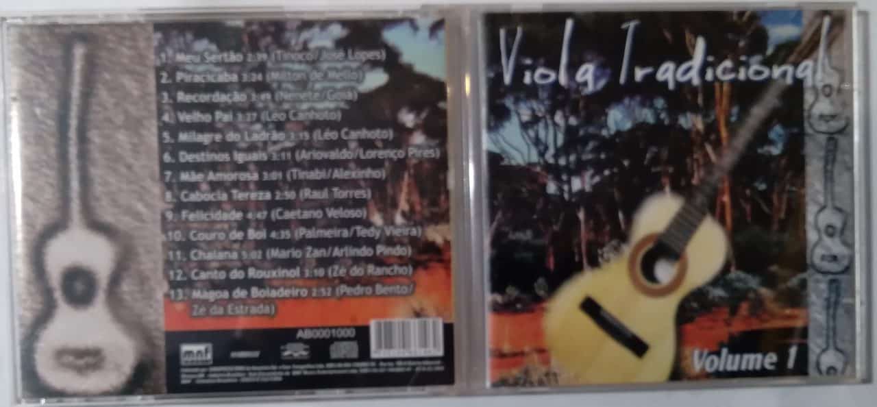Cd Gilberto Nunes Viola Tradicional volume 1 / Meu Sertão Piracicaba.