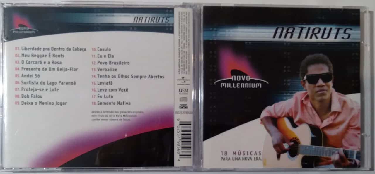 Cd Novo Millennium Natiruts / Meu reggae é Roots Casulo Eu e ela.