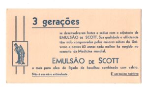 Mata Borrao Propaganda Antiga - Emulsao De Scott - Anos 50