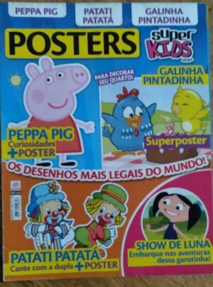 Revista Poster 55x86 Super Kids / Peppa pig Patati patata.