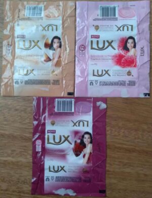 5ab. Embalagem vazia Sabonete Novo Lux Mulher 90 gramas. valor de cada