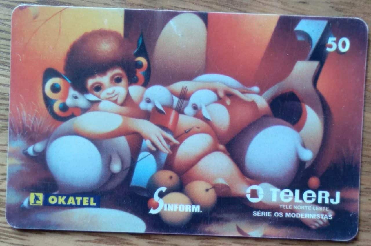 Cartao Telefone Brasil Telerj. Os Modernistas O Repouso / tir 30000