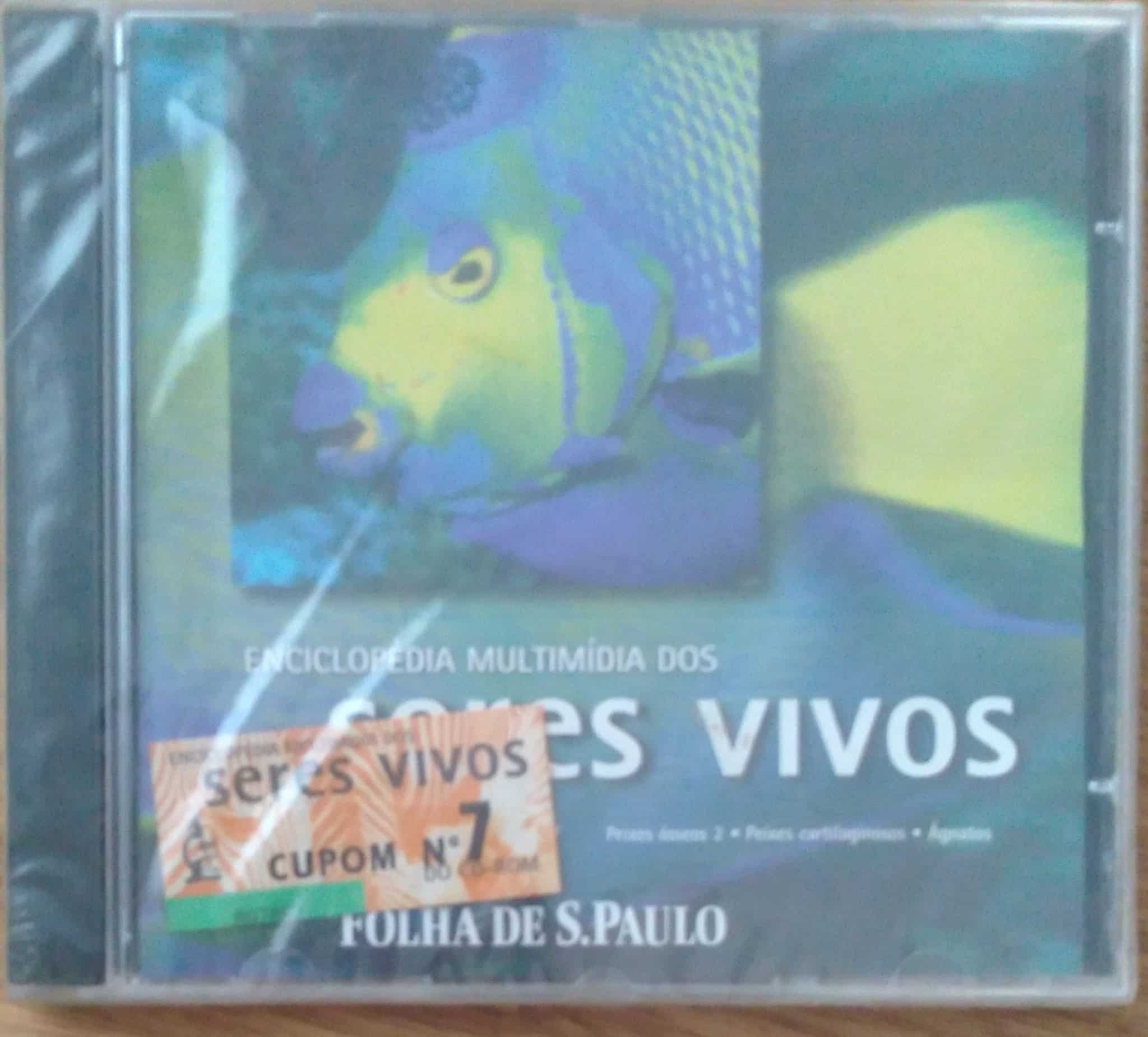 | Casa do Colecionador Cd Enciclopédia dos Seres Vivos volume 7 / Peixes ósseos e cartilaginosos.