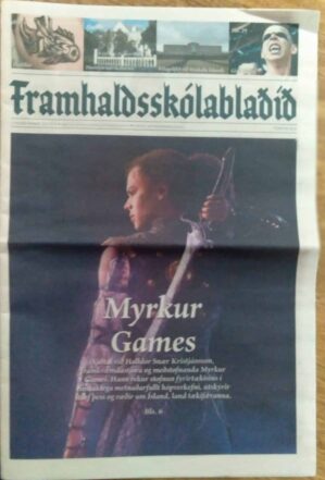 Jornal da Islândia Framhaldsskolabladiď / Fevereiro de 2022.