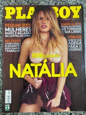 Playboy Nº 398 - Natália - Julho 2008 ( Revista com Pôster)
