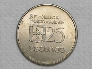 Portugal) 25 Escudos - 1985 / Niquel / box18