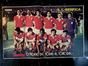 Pôster Revista Placar - Benfica (Anos 70)
