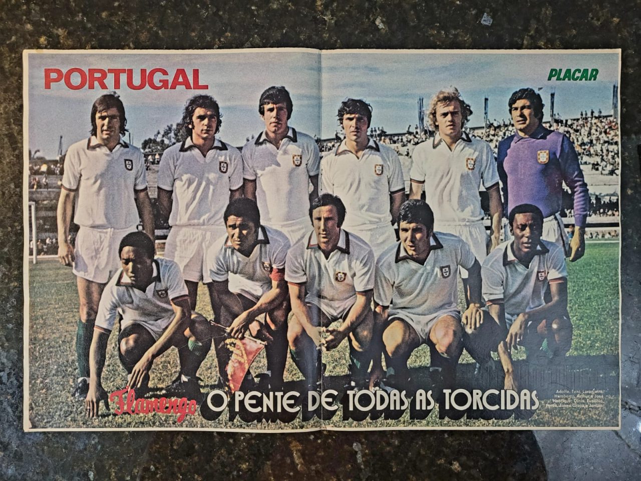 Pôster Revista Placar - Portugal (Anos 70)