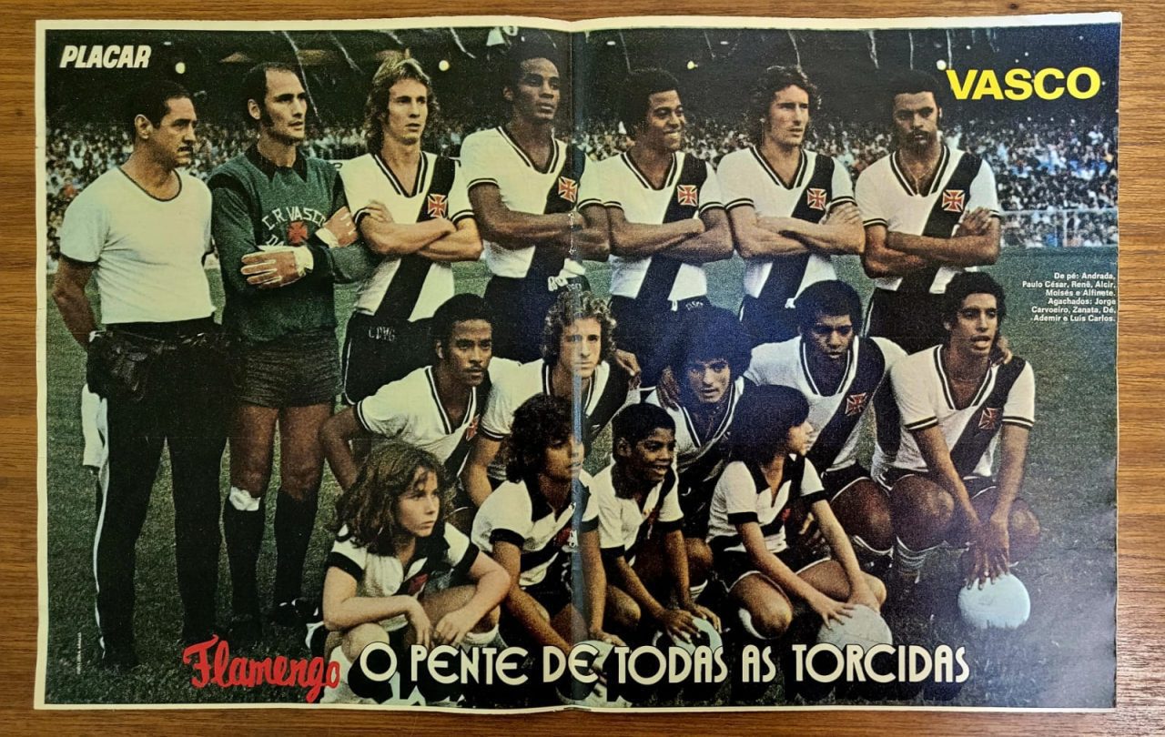 Pôster Revista Placar - Vasco da Gama (Anos 70)