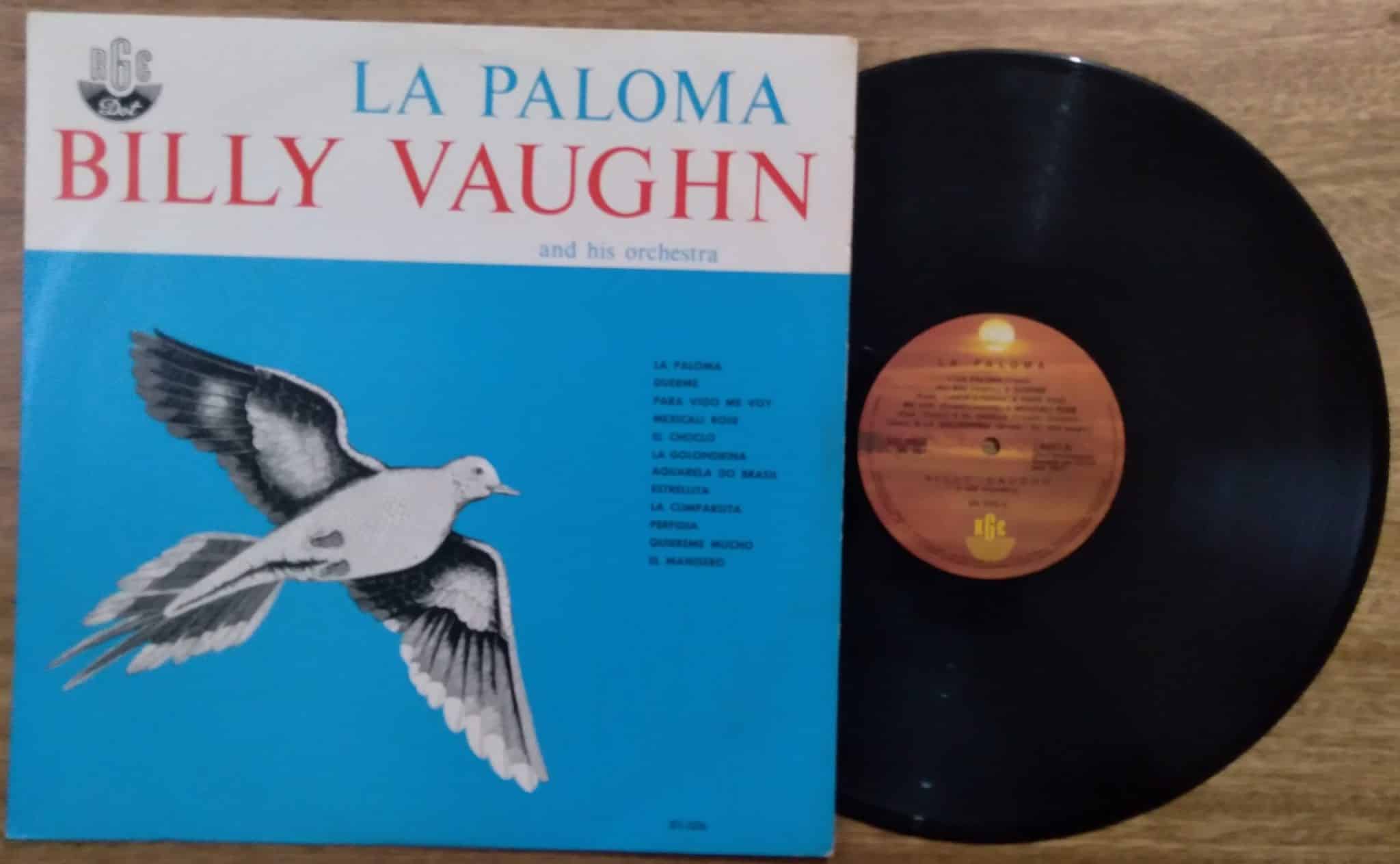 Vinil LP Billy Vaughn La Paloma / Gr RGE 1963