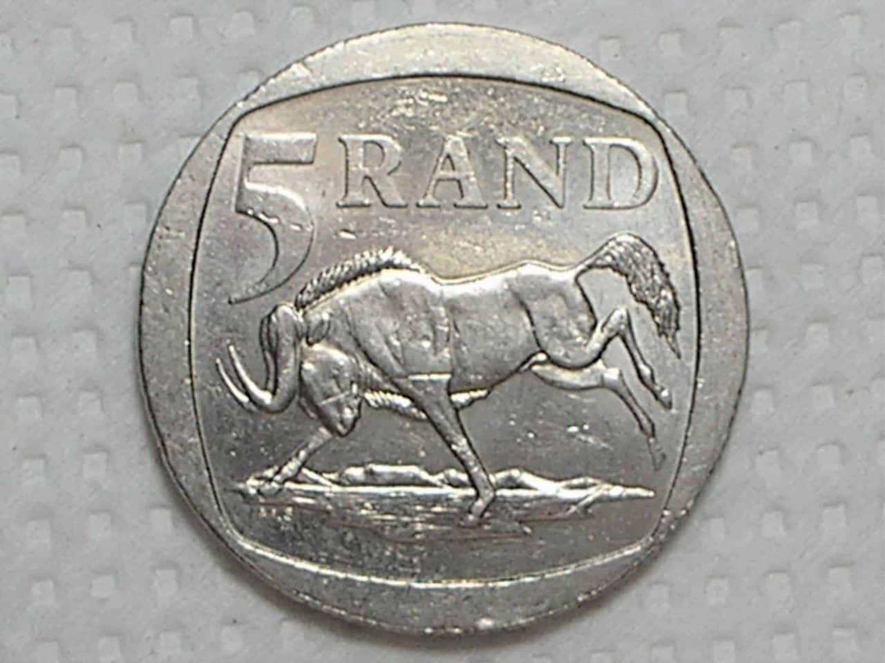 Africa do Sul) 5 Rand - 1995 / Ni / box28