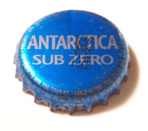 Antiga Tampinha Cerveja Antarctica Sub Zero