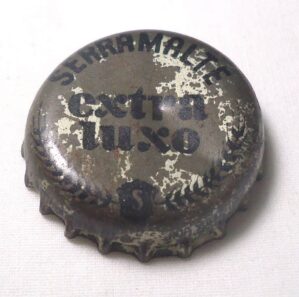 Antiga Tampinha Cerveja Serramalte – Extra Luxo – Prateada