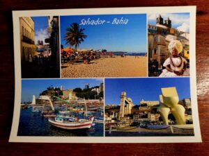 Cartão Postal - Bahia (Salvador) Cenas do Pelourinho, Praia de Piatã, Porto da Barra e Elevador Lacerda