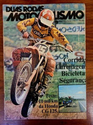 Duas Rodas Motociclismo Nº 029 - Honda CG 125 (Editora Sigla) Novembro 1977 (Revista)