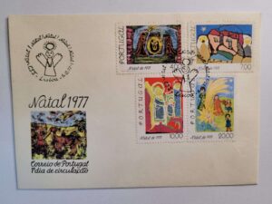 Envelope FDC (1º Dia de Circulação) Portugal (CTT) – Natal 1977 – 14/12/1977