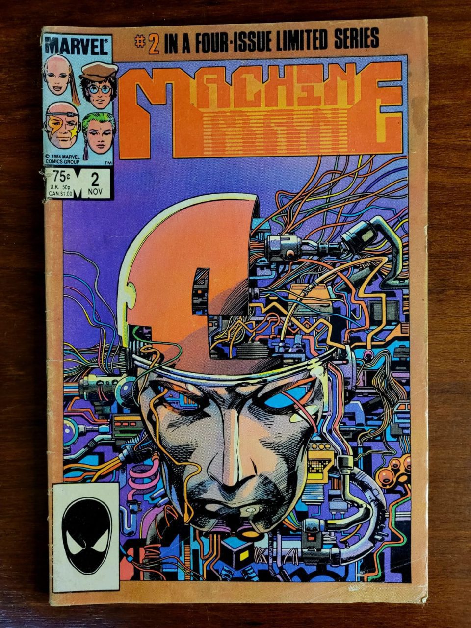 Machine Man Volume 2 Nº 2 (Marvel) Novembro 1984 - Revista em Inglês (HQ/Gibi)