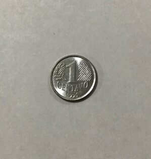 Moeda de 1 Centavo 1996 Flor de Cunho - Item Colecionável e Escasso