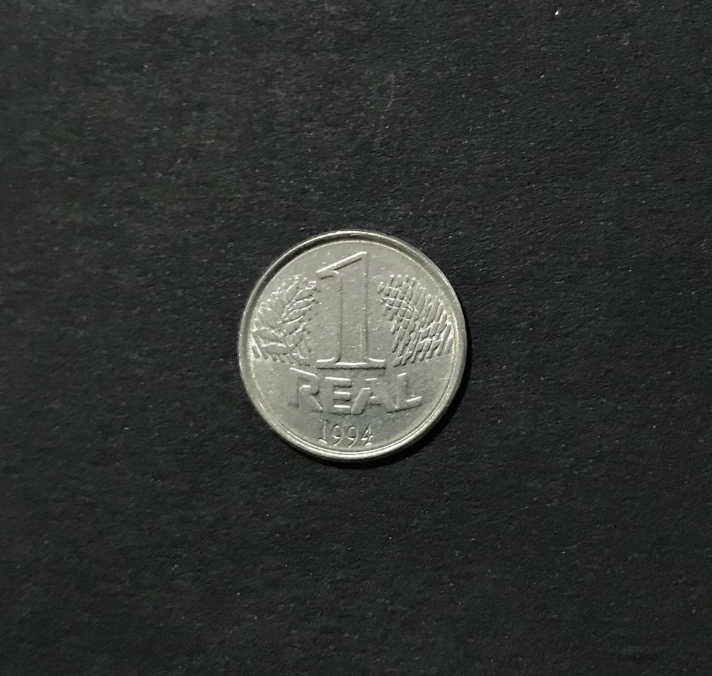 Moeda de 1 Real 1994 de Aço MBC - Item Escasso e Colecionável