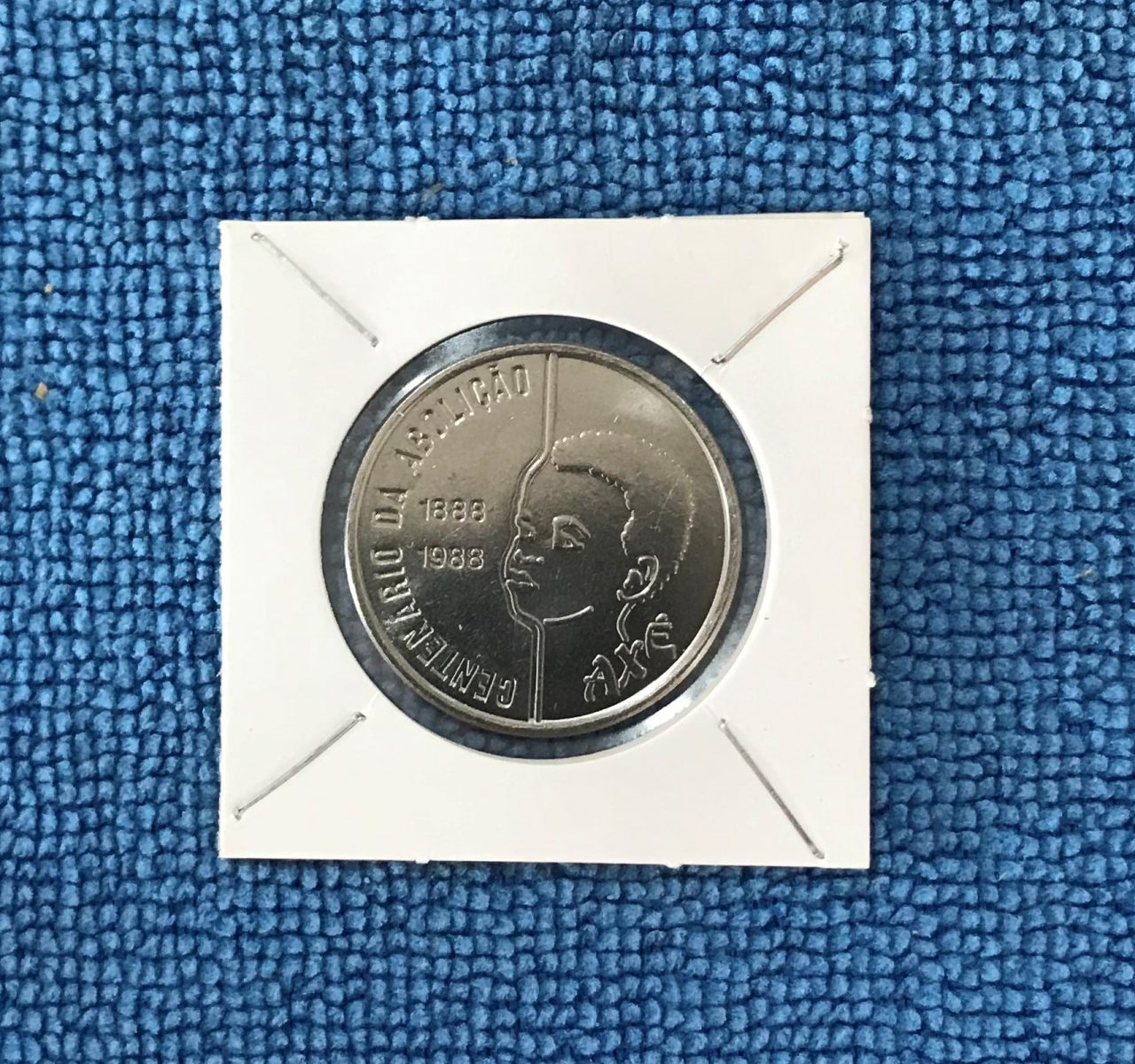 Moeda de 100 Cruzados 1988 do Axé Filho Soberba - Item Escasso e Colecionável