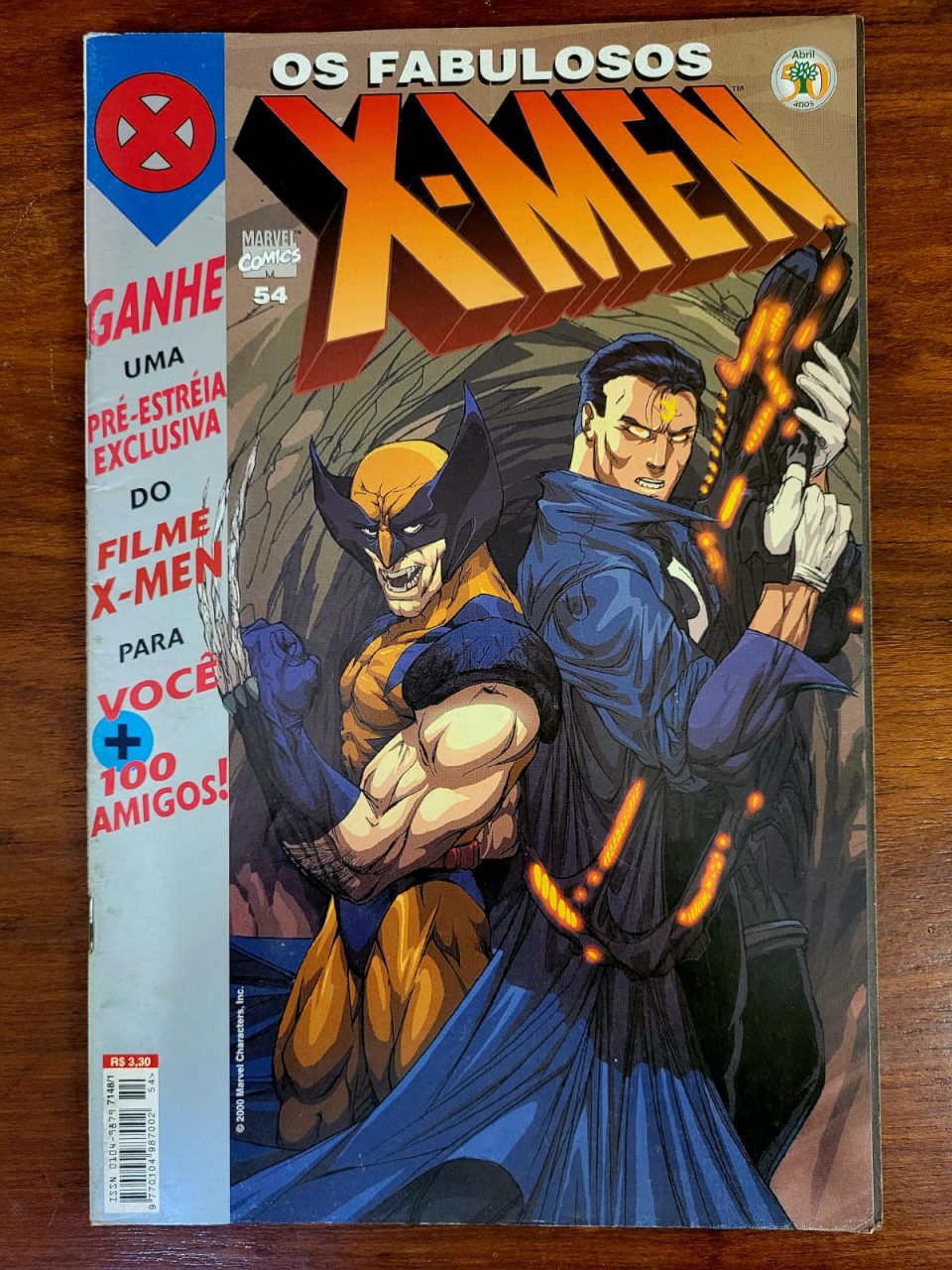 Os Fabulosos X-Men - N° 54 (Editora Abril) Junho 2000 (HQ/Gibi)