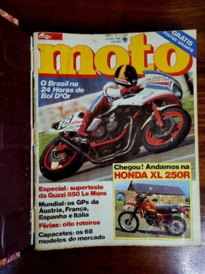 Quatro Rodas Moto Nº 04 a 09 (Editora Abril) 1982 - Revistas Encadernadas