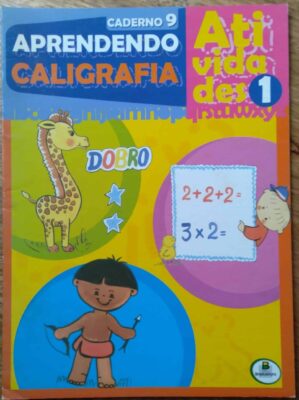 Revista Aprendendo Caligrafia. Caderno 9. atividades.