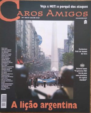 Revista Caros Amigos 58 / Lição Argentina Veja X MST Pelé FHC