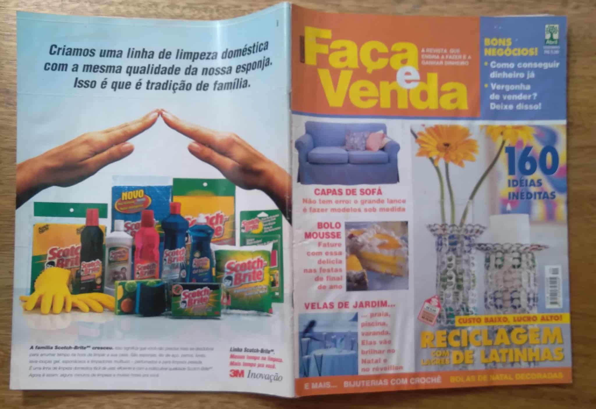 | Casa do Colecionador Revista Faça e venda 40 / capas sofá velas bo