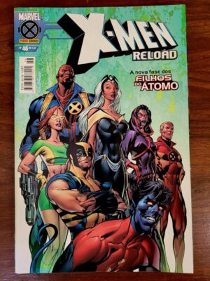 X-Men 1ª Série - N° 046 - A Nova Fase dos Filhos do Átomo (Editora Panini) Outubro 2005 (HQ/Gibi)