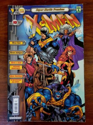 X-Men 2ª Série - N° 13 - Super Heróis Premium (Editora Abril) Agosto 2001 (HQ/Gibis)
