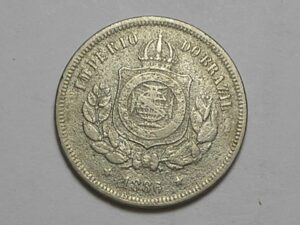 100 Réis - 1886 / Império / Mbc