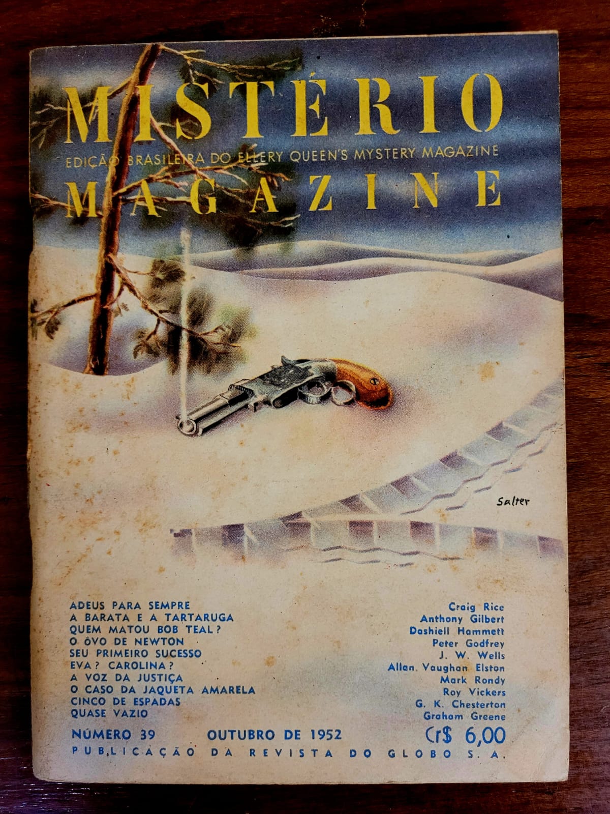 Misterio Magazine de Ellery Queen 39 Casa do Colecionador