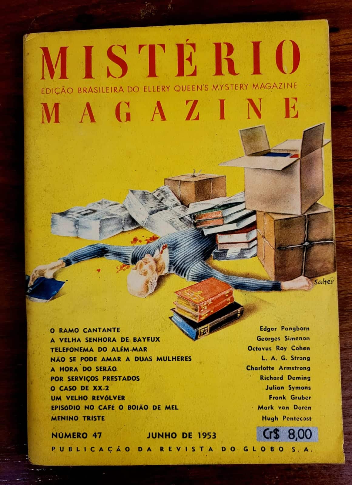 Misterio Magazine de Ellery Queen 47 Casa do Colecionador