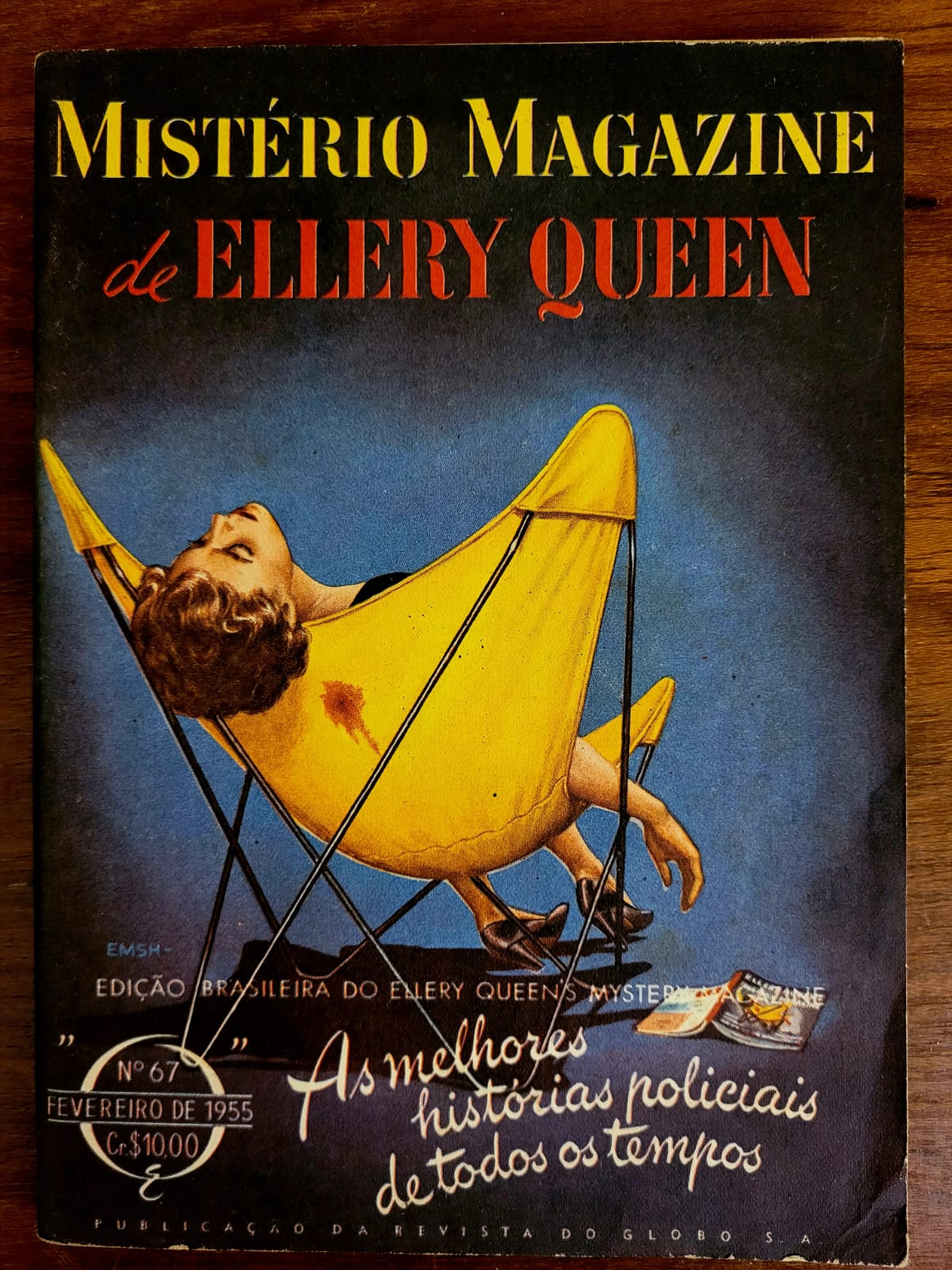 Misterio Magazine de Ellery Queen 67 Casa do Colecionador