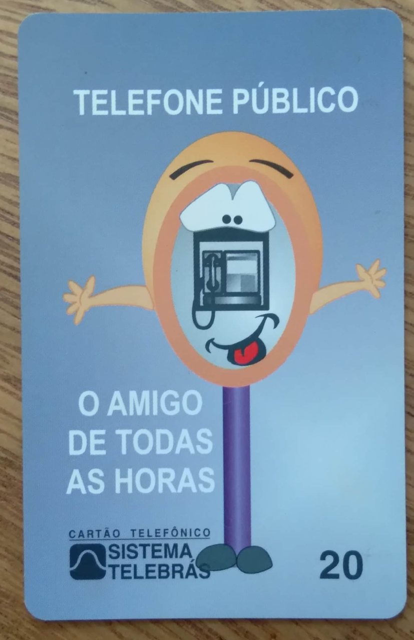 Brasil Telebras 05 Telepar 1998 / Telefone público o amigo.