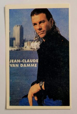 Calendário de Bolso (Tema Ator/Atriz) Jean Claude Van Damme - Ano 1986